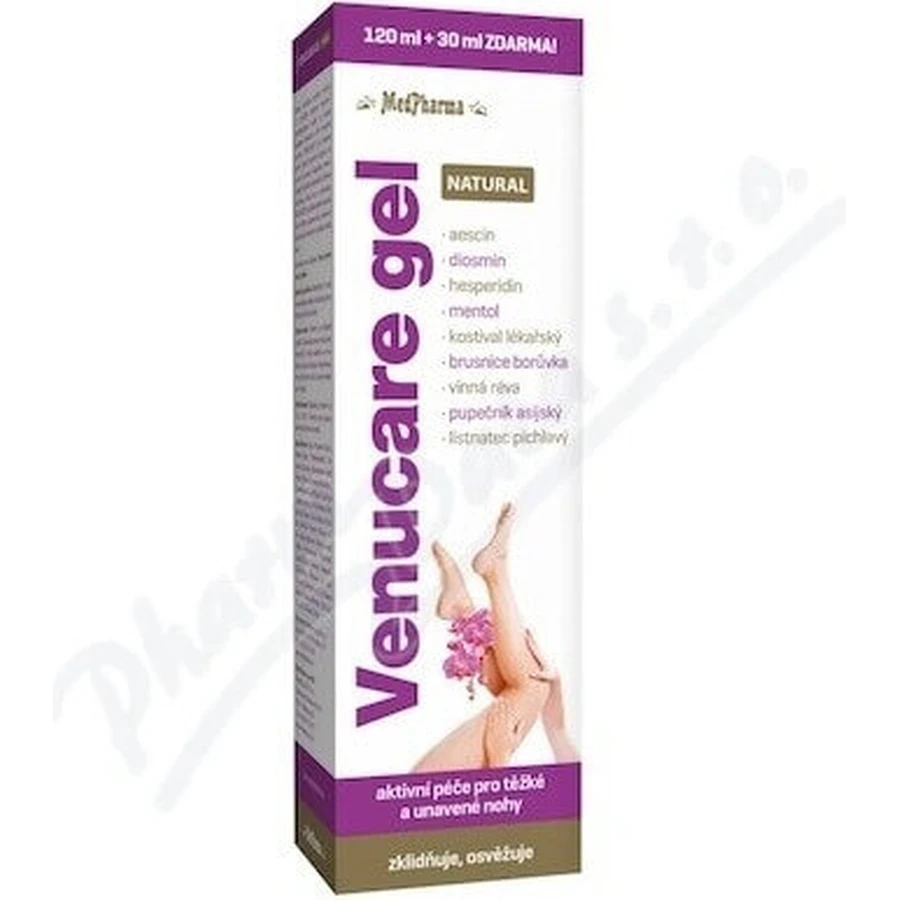 MedPharma VENUCARE GEL NATURAL 1×150 мл, гель 120 мл+30 мл бесплатно: цены и характеристики