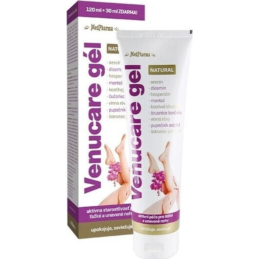 MedPharma VENUCARE GEL NATURAL 1×150 мл, гель 120 мл+30 мл бесплатно: цены и характеристики