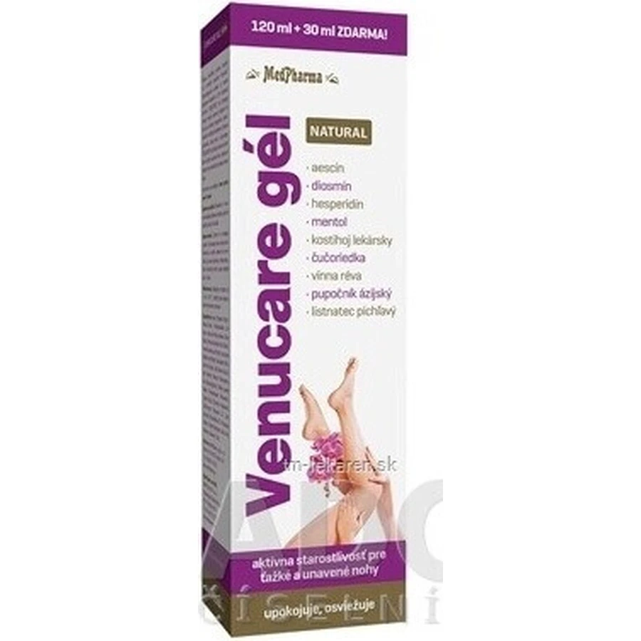 MedPharma VENUCARE GEL NATURAL 1×150 мл, гель 120 мл+30 мл бесплатно: цены и характеристики