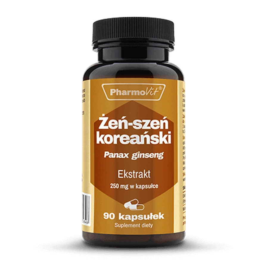 e-sze корейський Панакс женьшень 250 мг (90 капс.) Pharmovit Classic: ціни та характеристики