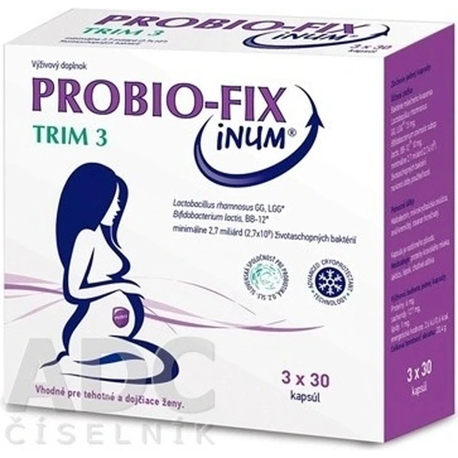 PROBIO-FIX INUM TRIM 3 3×30 cps, дієтична добавка: ціни та характеристики