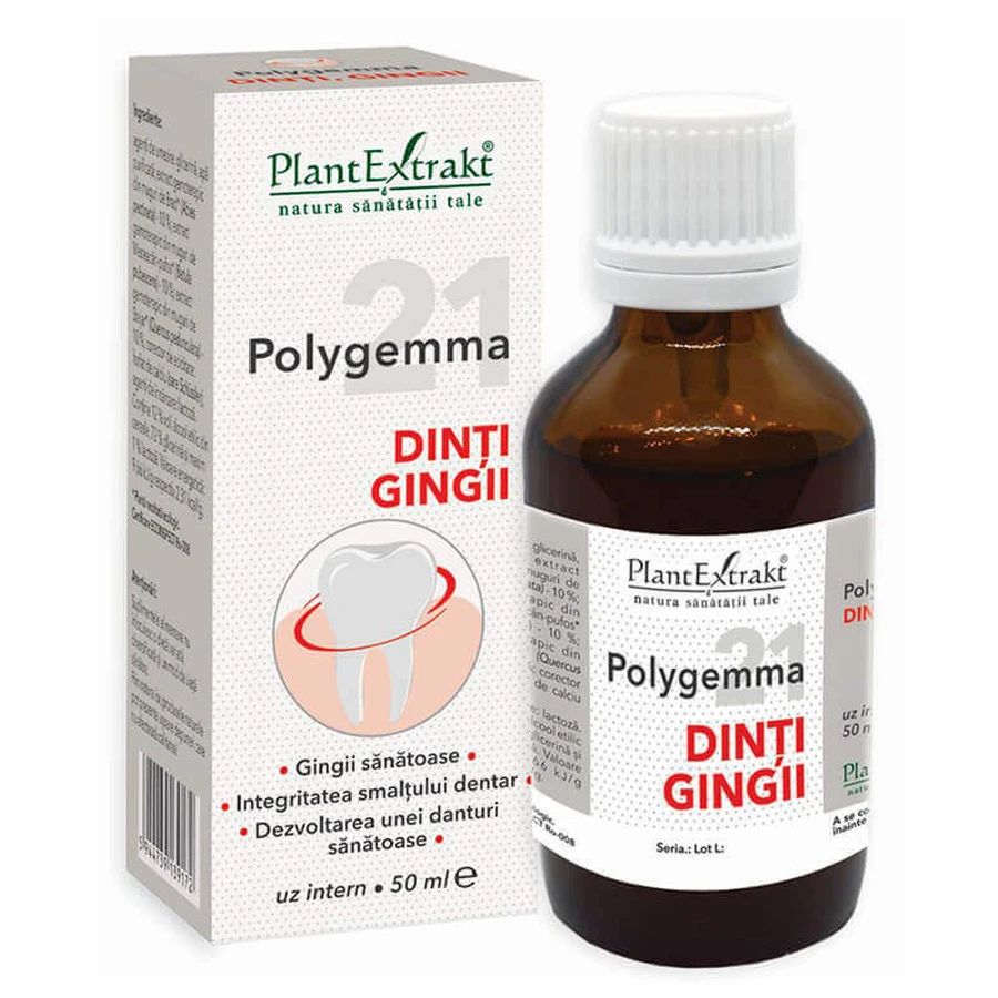 Полігема 21 Plant Extrakt Polygemma 21 dinti, Gingii, 50 мл: ціни та характеристики