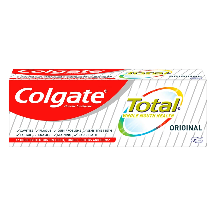 Зубна паста Colgate Total Original, 20 мл ЗАБРУДНЕНА УПАКОВКА: ціни та характеристики