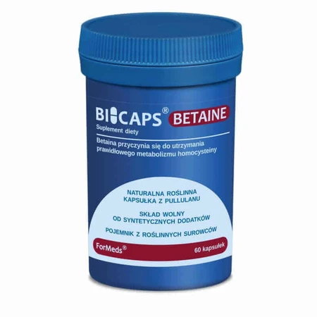 Bicaps Бетаїн 60 капсул Formeds: ціни та характеристики