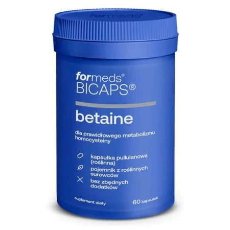 Bicaps Бетаїн 60 капсул Formeds: ціни та характеристики