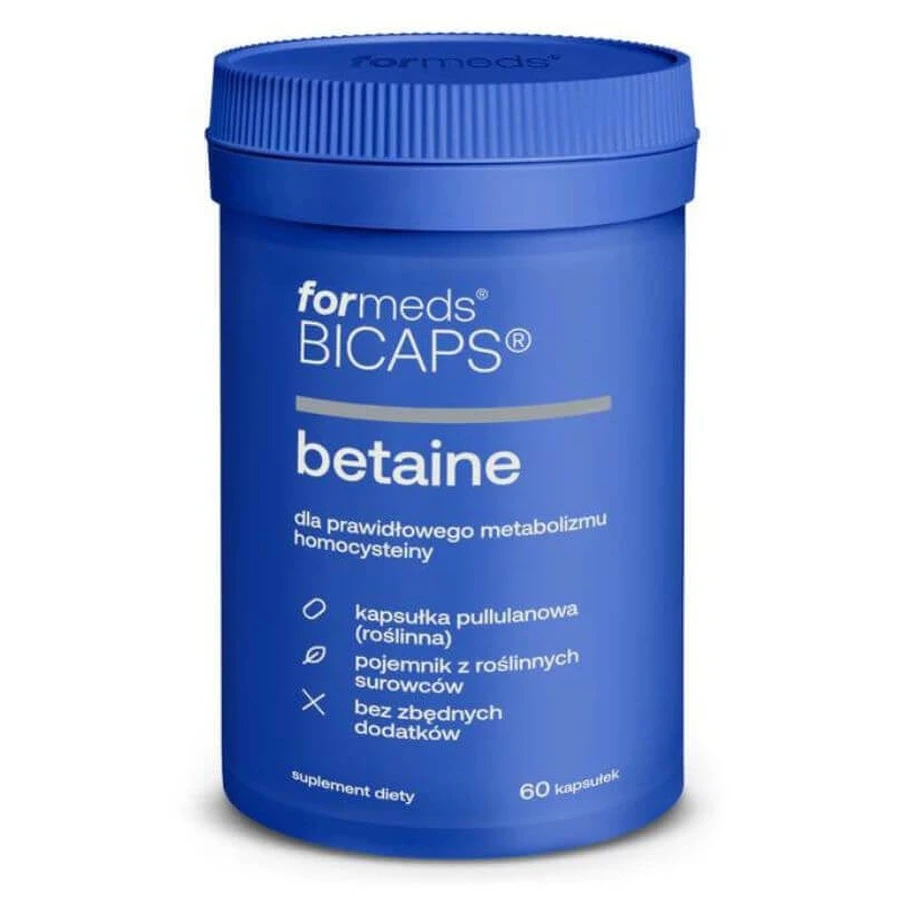 Bicaps Бетаїн 60 капсул Formeds: ціни та характеристики