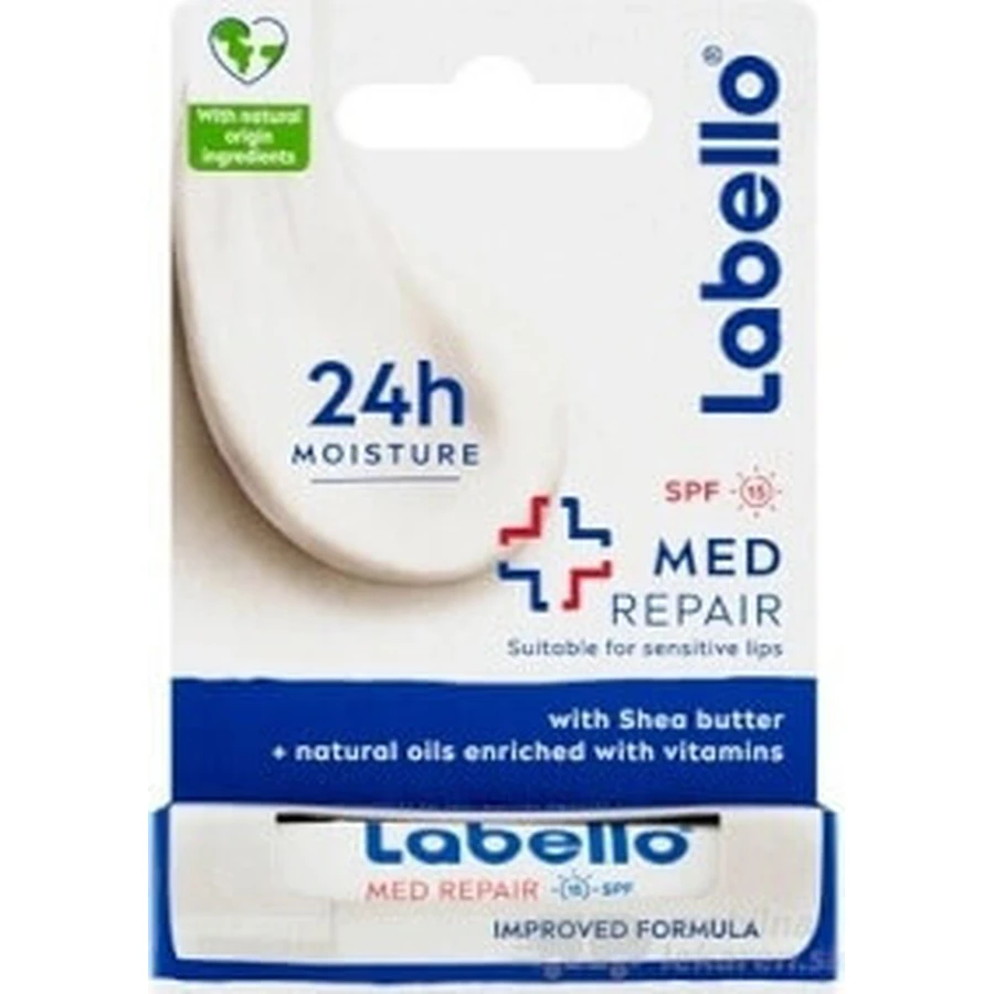 Labello MED REPAIR SPF 15 4×8 г, бальзам для губ: ціни та характеристики