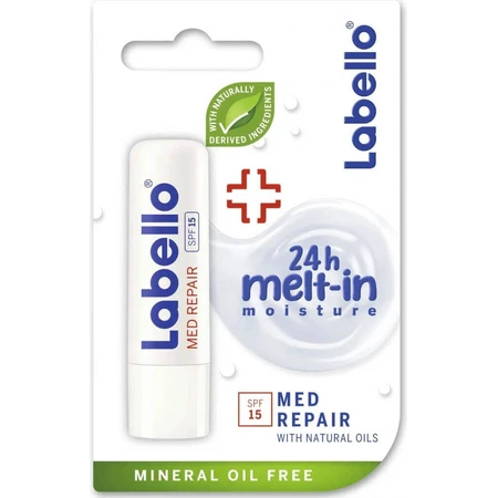 Labello MED REPAIR SPF 15 4×8 г, бальзам для губ: ціни та характеристики