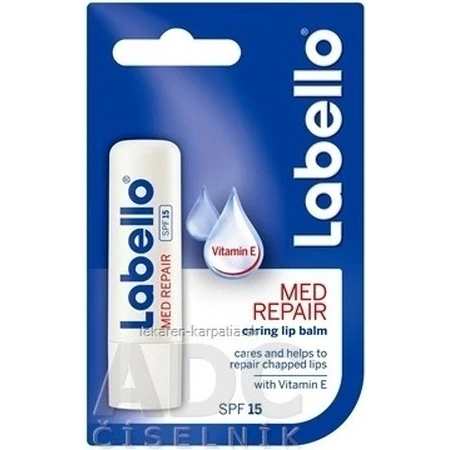Labello MED REPAIR SPF 15 4×8 г, бальзам для губ: ціни та характеристики