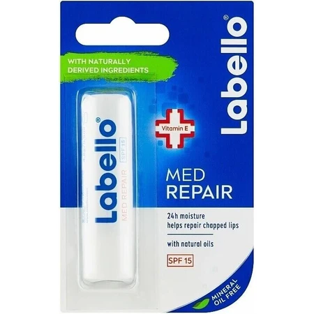 Labello MED REPAIR SPF 15 4×8 г, бальзам для губ: ціни та характеристики