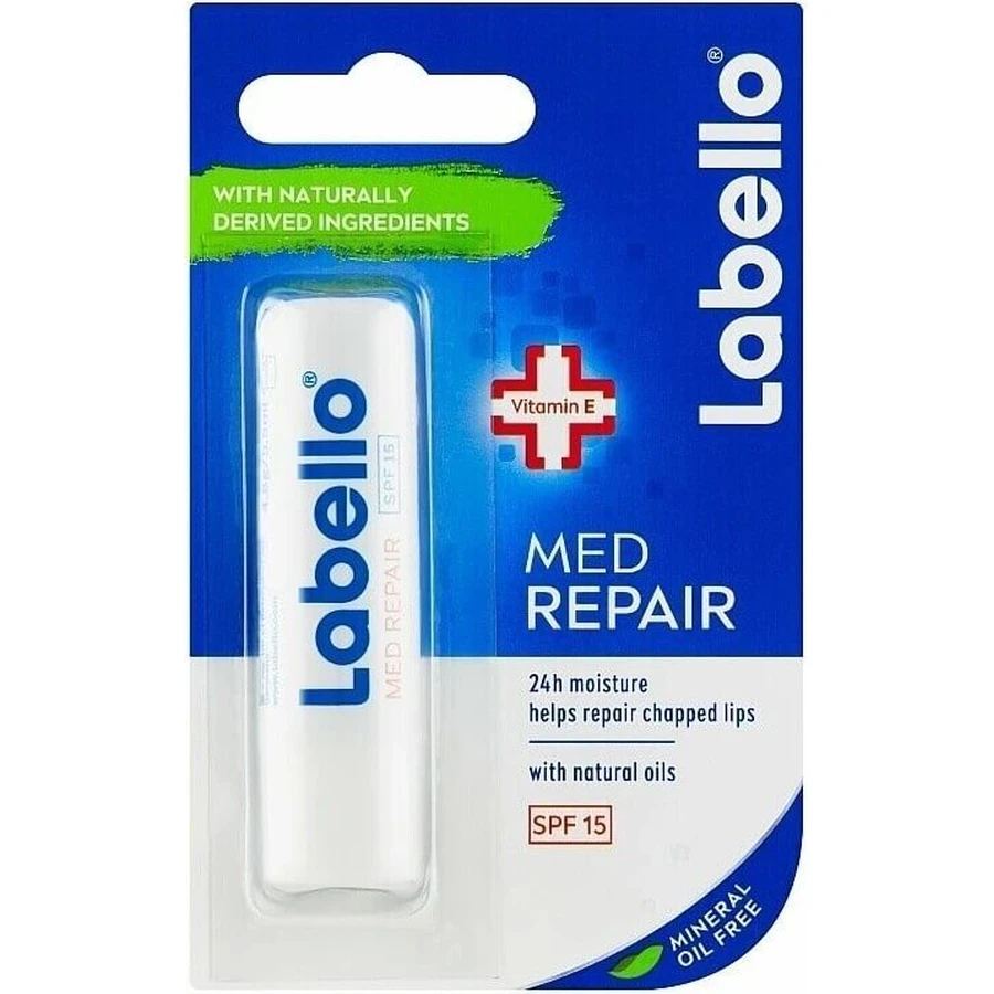 Labello MED REPAIR SPF 15 4×8 г, бальзам для губ: ціни та характеристики