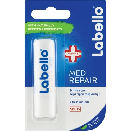 Labello MED REPAIR SPF 15 4×8 г, бальзам для губ: ціни та характеристики