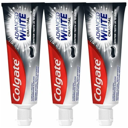 Зубная паста Colgate Advanced White с древесным углем 3 x 75 мл: цены и характеристики