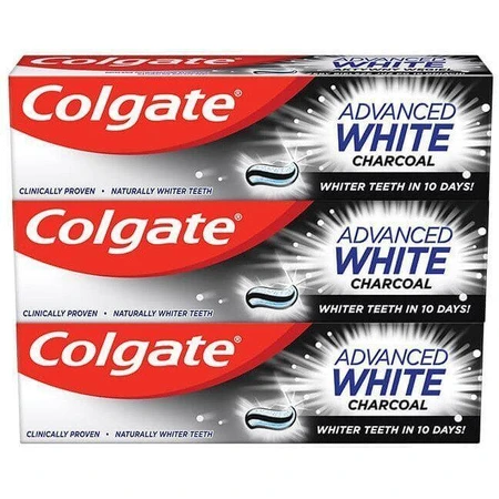 Зубная паста Colgate Advanced White с древесным углем 3 x 75 мл: цены и характеристики