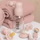 Bibs Baby Glass Bottle, стеклянная бутылочка с резиновой соской с медленным потоком, румяная, с рождения, 110 мл