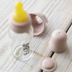 Bibs Baby Glass Bottle, стеклянная бутылочка с резиновой соской с медленным потоком, румяная, с рождения, 110 мл: цены и характеристики