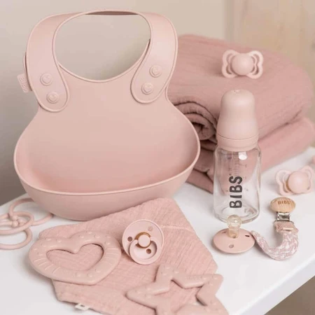 Bibs Baby Glass Bottle, стеклянная бутылочка с резиновой соской с медленным потоком, румяная, с рождения, 110 мл: цены и характеристики