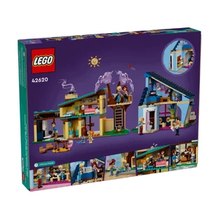 Семейные домики Олли и Пейсли, 7+ лет, 42620, Lego Friends