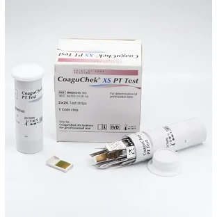 Тести на визначення рівня МНВ для CoaguChek XS, 2 x 24 штуки, Roche