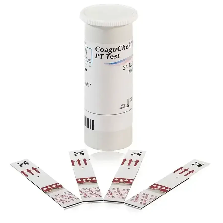 Тести на визначення рівня МНВ для CoaguChek XS, 2 x 24 штуки, Roche: ціни та характеристики