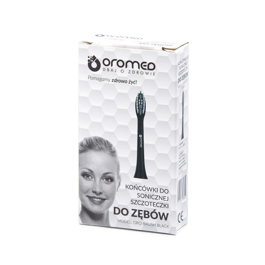 Oromed Oro-Brush, черные щетинки звуковой зубной щетки, 2 штуки: цены и характеристики
