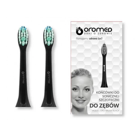 Oromed Oro-Brush, черные щетинки звуковой зубной щетки, 2 штуки: цены и характеристики