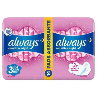Always Ultra Sensitive Night Absorbent, 14 шт, P&G