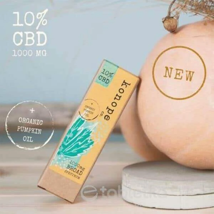 Конопля з 10% CBD в органічній гарбузовій олії - Широкий спектр 1000 г 1×10 мл, гарбузова олія: ціни та характеристики