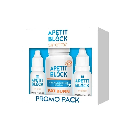 Набор Empire Expert Pharma Apetit Block Sinetrol: 30 капсул + 2 флакона по 15 мл: цены и характеристики