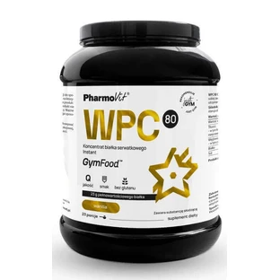 Концентрат сывороточного протеина WPC 80 (ваниль) 700г GymFood Фармовит