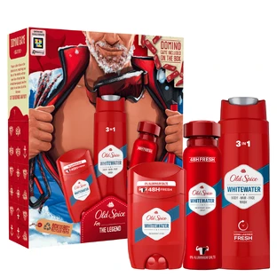 Набір Old Spice Alpinist, дезодорант-спрей, Whitewater, 150 мл + дезодорант-стік, Whitewater, 50 мл + ель-душ, Whitewater, 250 мл