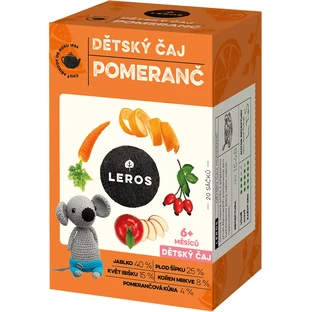 Фіточай Leros Baby Orange для дітей з 6 місяців, фільтр-пакет, №20