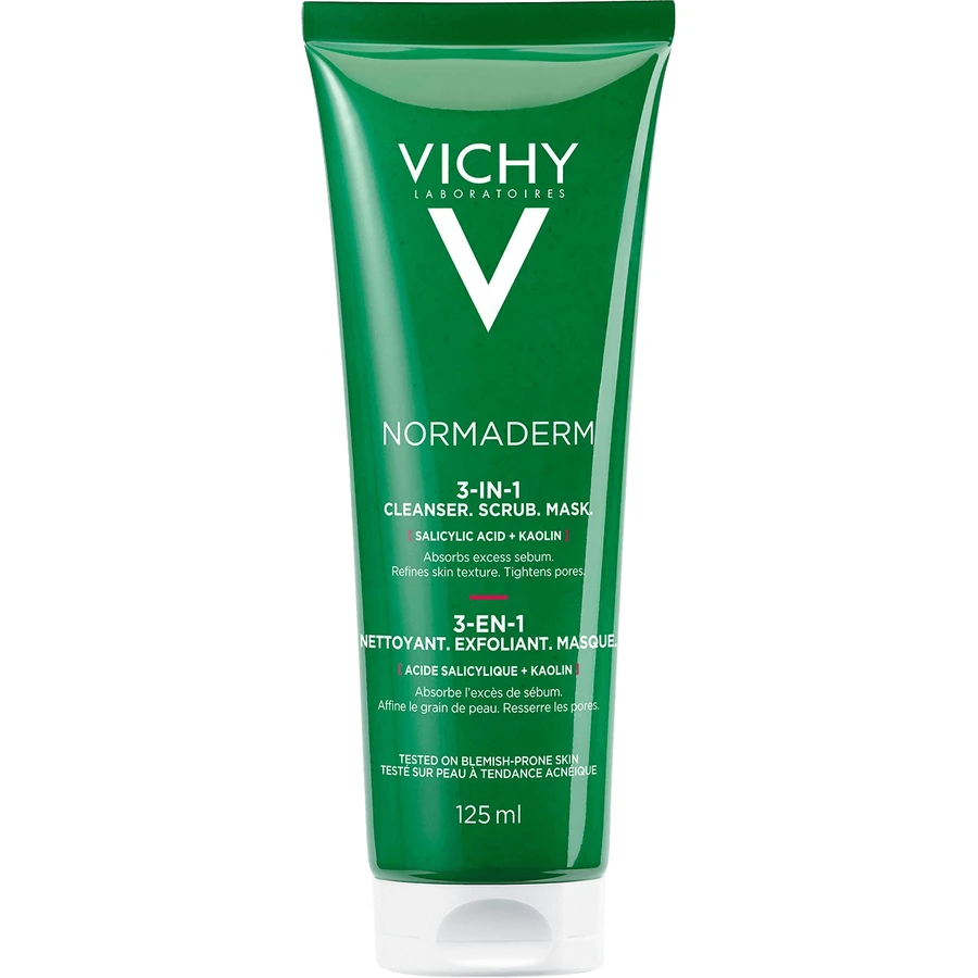 Vichy Normaderm 3в1 Очищуючий засіб 125 мл: ціни та характеристики