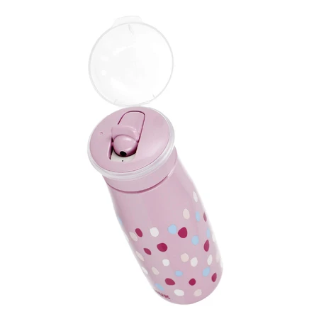 NUK Mini-Me FLip, пляшечка для пиття з нагубником 2-в-1, рожева, від 12 місяців, 450 мл: ціни та характеристики