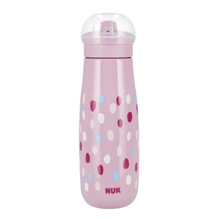 NUK Mini-Me FLip, пляшечка для пиття з нагубником 2-в-1, рожева, від 12 місяців, 450 мл: ціни та характеристики