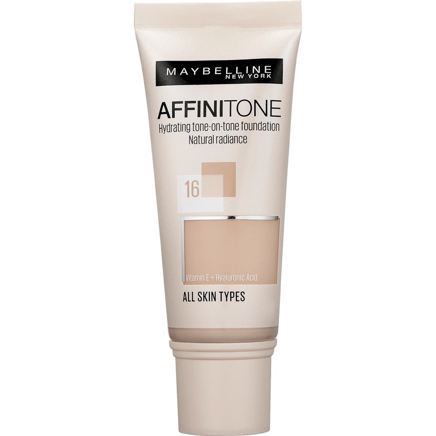 Зволожуючий макіяж Maybelline New York Affinitone 16-Ванільна троянда 30 мл: ціни та характеристики