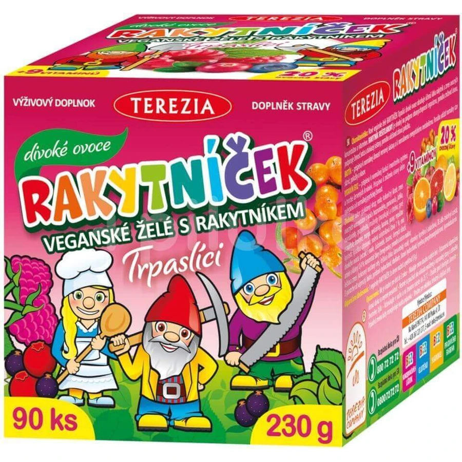 Terezia Company Обліпиха Vegan elé дикі плоди 90 шт: ціни та характеристики