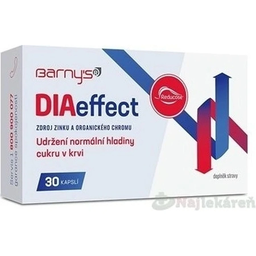 Barny's DIAeffect 1×30 cps, пищевая добавка: цены и характеристики