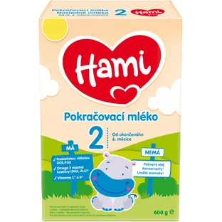 Hami 2 Последующее грудное молоко из Великобритании. 6 месяцев 600 г