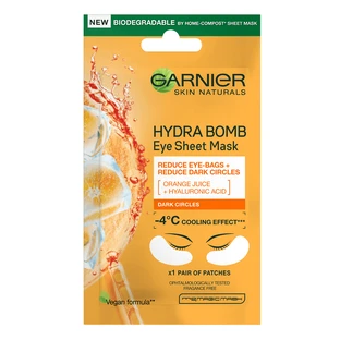 Маска для повік з екстрактом апельсина Hydra Bomb Skin Naturals Hydra Bomb, 6 г, Garnier