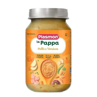 Меню куриное с овощами, +7 месяцев, 200 г, Plasmon