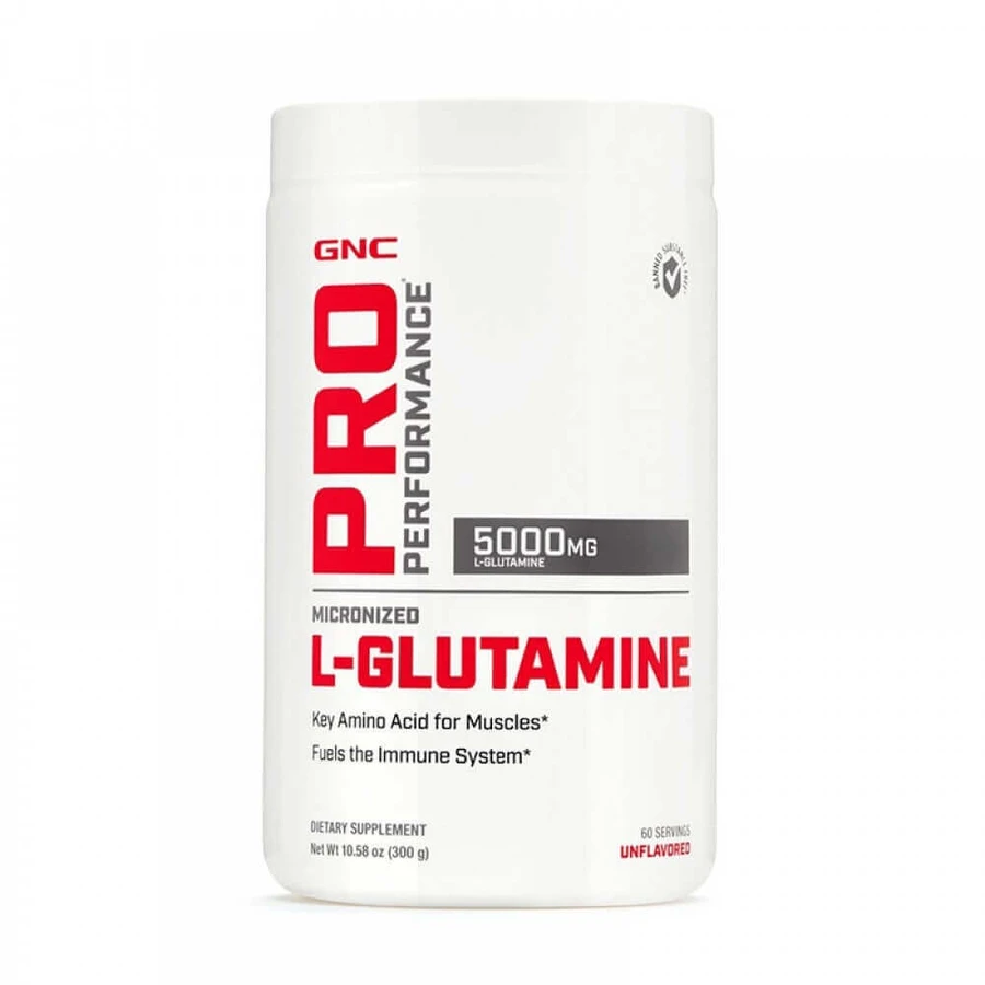 Gnc Pro Performance Micronised L-глютамин 5000 мг, мікронізований L-глютамин без смаку, 300 г: ціни та характеристики