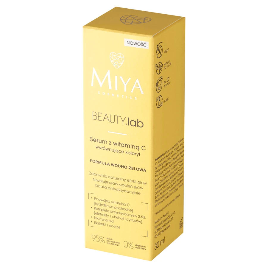 Miya Cosmetics BEAUTY.lab Выравнивающая сыворотка с витамином С, 30 мл: цены и характеристики