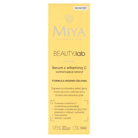 Miya Cosmetics BEAUTY.lab Выравнивающая сыворотка с витамином С, 30 мл: цены и характеристики