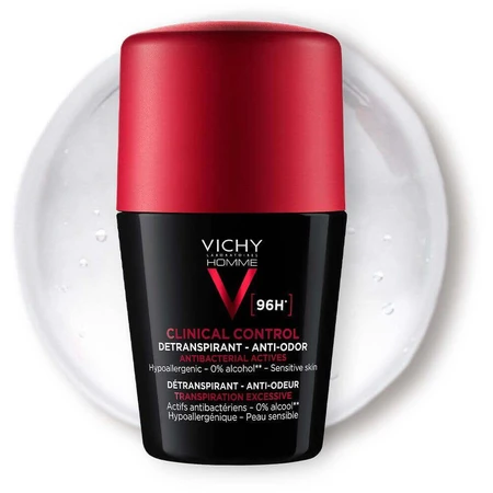 Vichy Homme 96H Дезодорант-антиперспірант проти неприємного запаху 50 мл: ціни та характеристики
