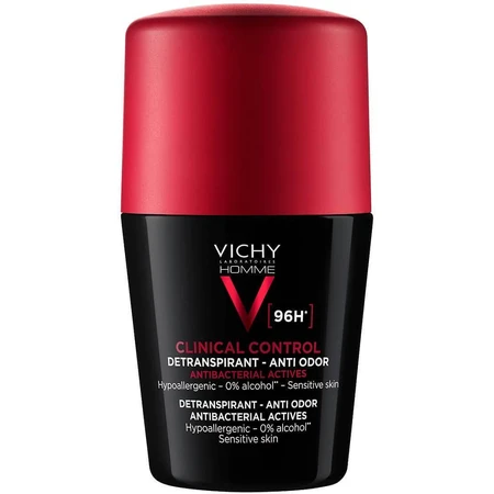 Vichy Homme 96H Дезодорант-антиперспірант проти неприємного запаху 50 мл: ціни та характеристики