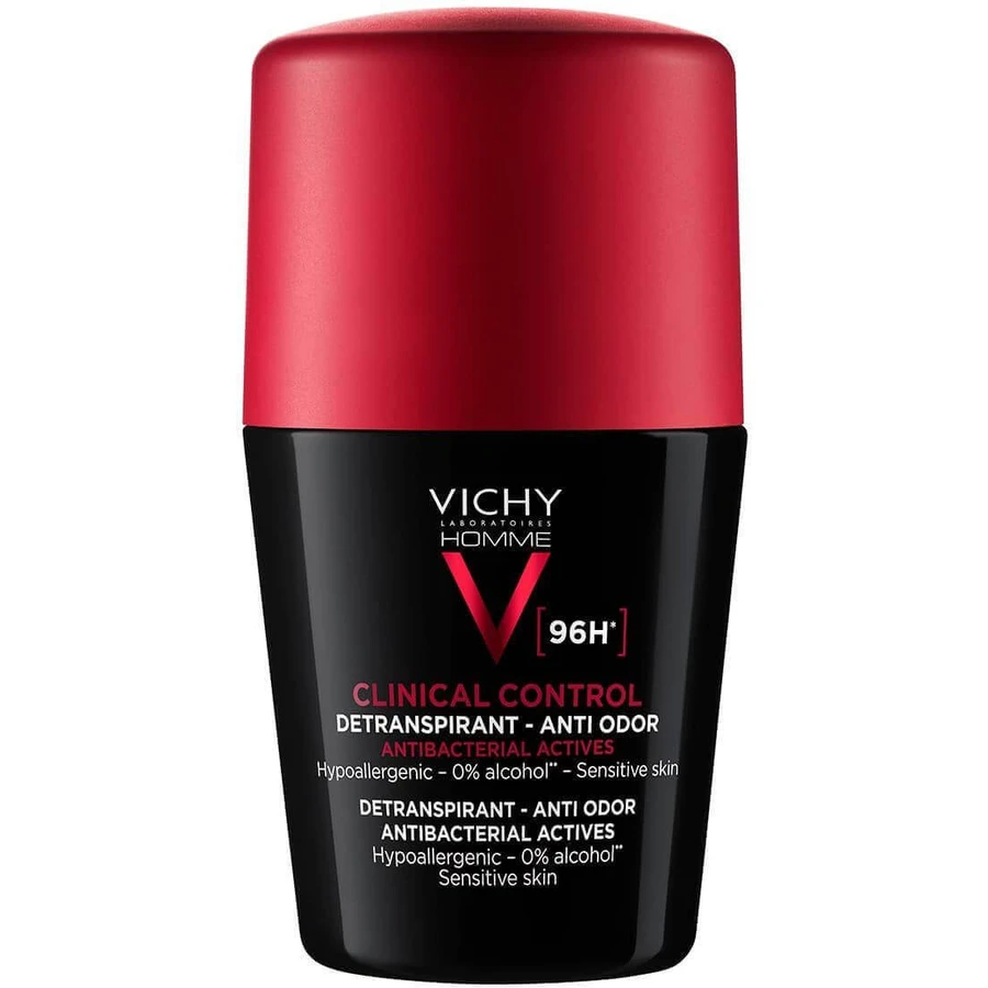 Vichy Homme 96H Дезодорант-антиперспірант проти неприємного запаху 50 мл: ціни та характеристики