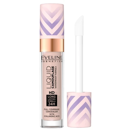 Eveline Cosmetics Рідкий камуфляж Водостійкий коректор з гіалуроновою кислотою 03 Soft Natural, 7,5 мл: ціни та характеристики