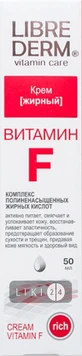 Librederm вітамін f крем жирний 50 мл