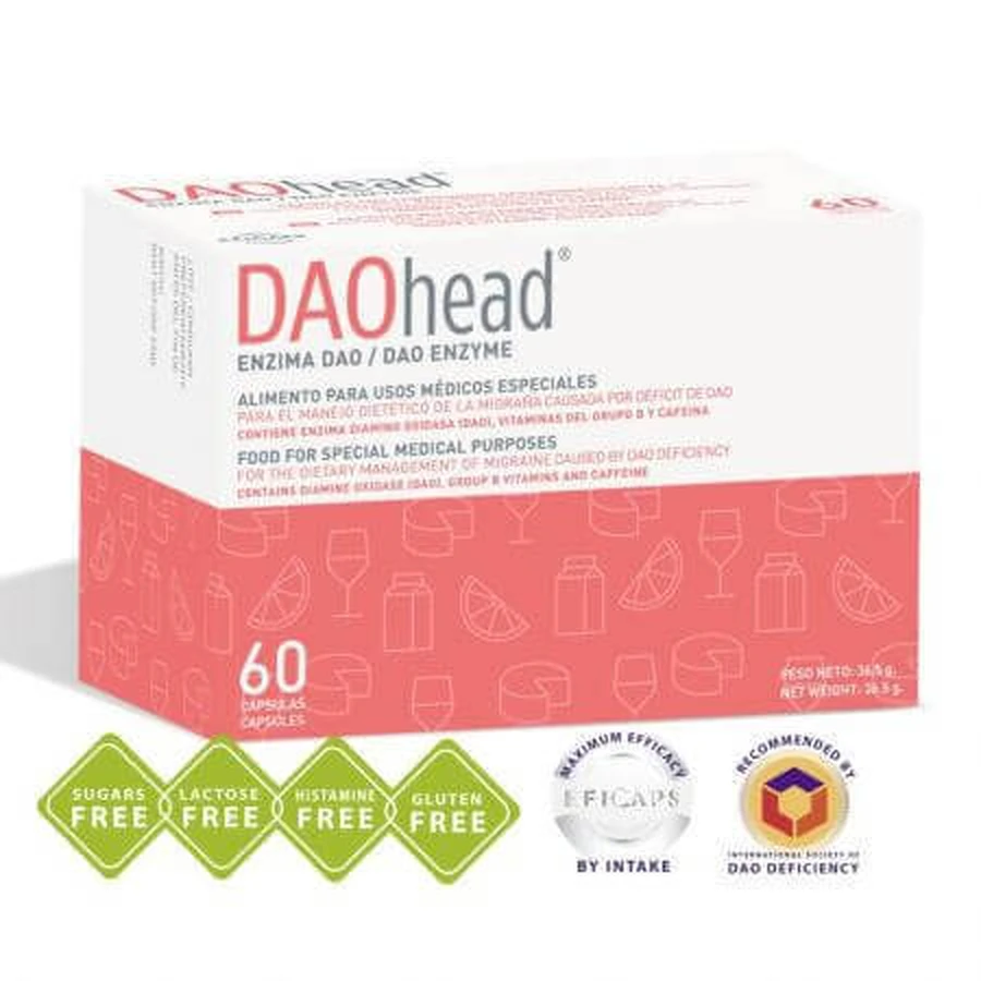 DAOhead, 60 капсул, Dr Healthcare: ціни та характеристики